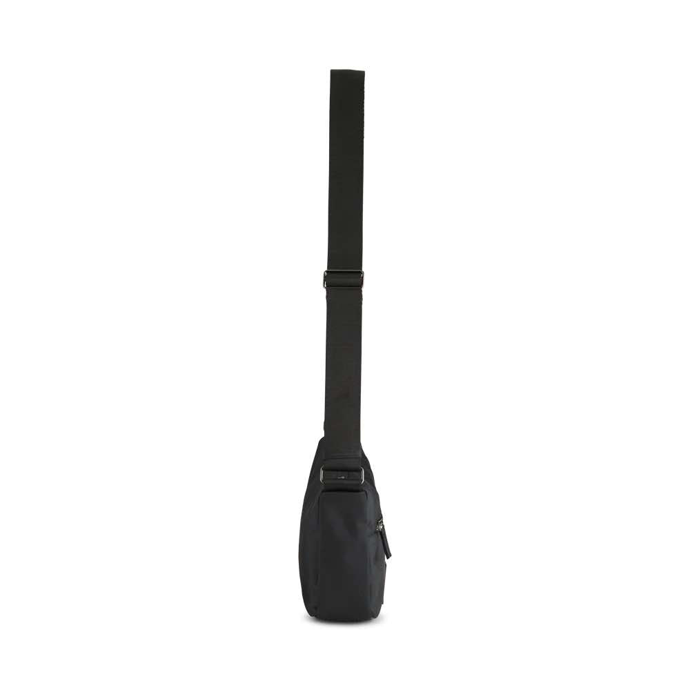 CasieMBG Große Umhängetasche. Unisex. Schwarz. Recyceltes Polyester. Markberg