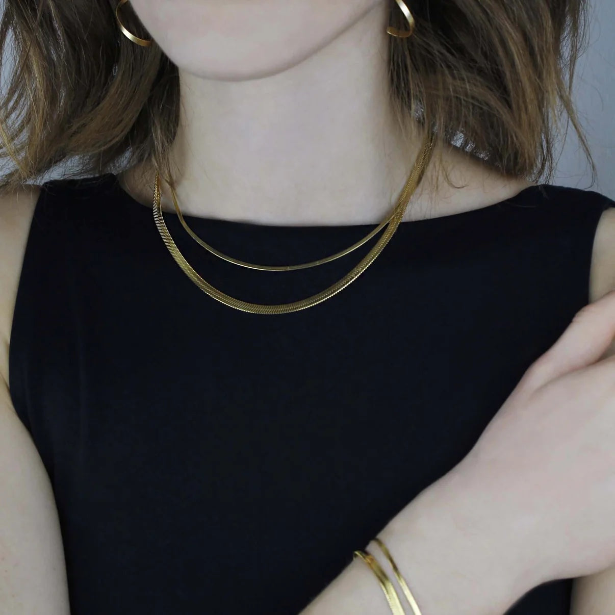 Joy Waterproof Snake Necklace. 4 mm. halskæde. Sølv plating. Dansk Copenhagen