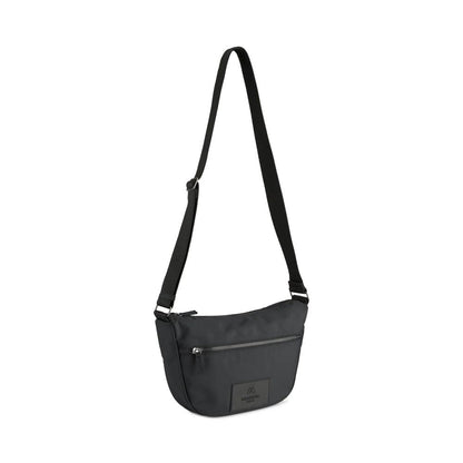 CasieMBG Große Umhängetasche. Unisex. Schwarz. Recyceltes Polyester. Markberg