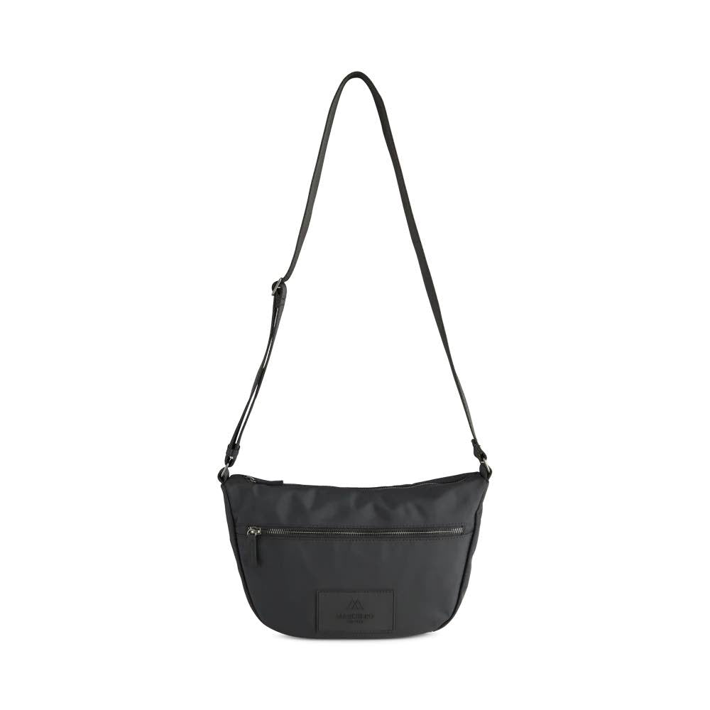 CasieMBG Große Umhängetasche. Unisex. Schwarz. Recyceltes Polyester. Markberg