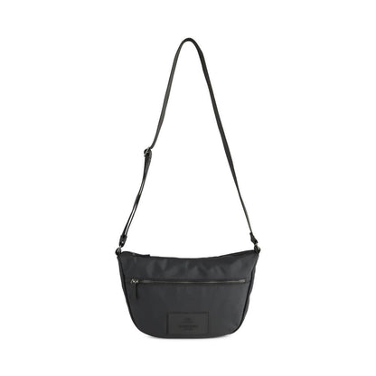 CasieMBG Große Umhängetasche. Unisex. Schwarz. Recyceltes Polyester. Markberg