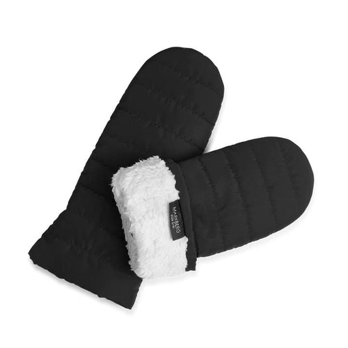 CelinaMBG luffe. Puffer look. Unisex. Sort. 100% recycled polyester. Markberg