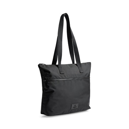 CommuteMBG Einkaufstasche. Unisex. Schwarz. Recyceltes Polyester. Markberg