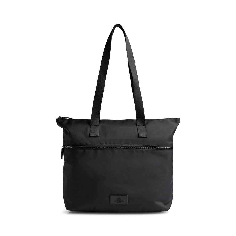 CommuteMBG Einkaufstasche. Unisex. Schwarz. Recyceltes Polyester. Markberg