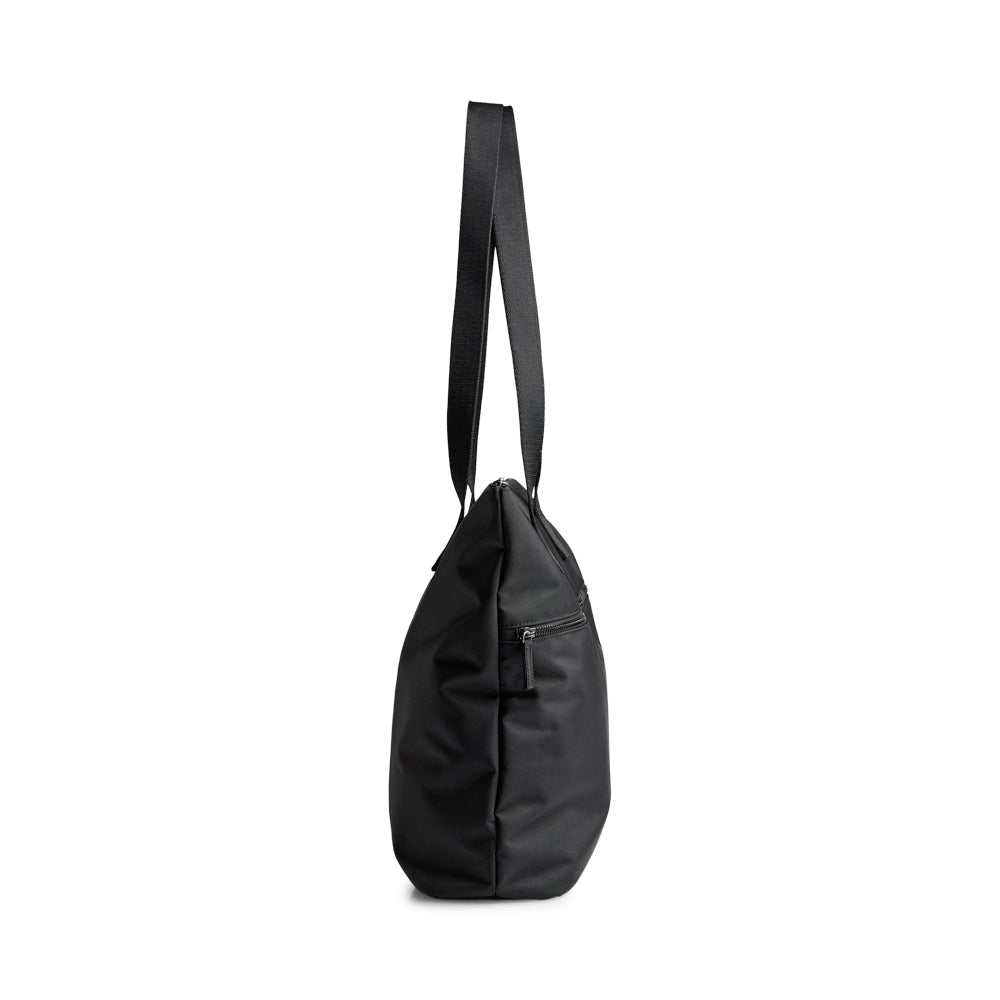 CommuteMBG Einkaufstasche. Unisex. Schwarz. Recyceltes Polyester. Markberg