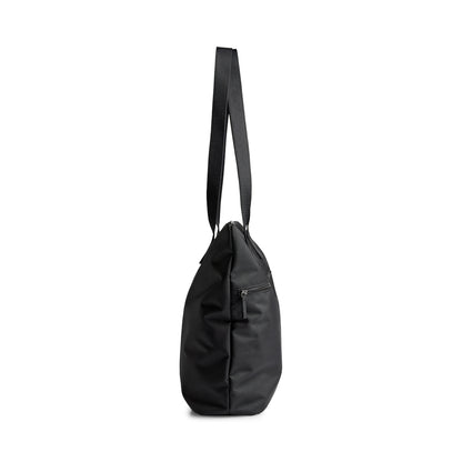 CommuteMBG Einkaufstasche. Unisex. Schwarz. Recyceltes Polyester. Markberg