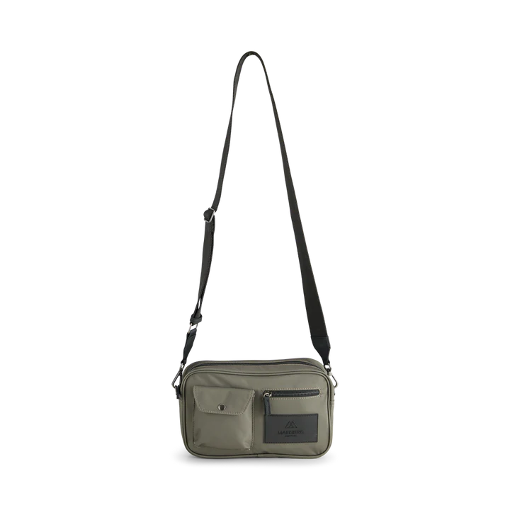 DarlaMBG crossbody vandafvisende taske. Medium. Unisex.Grøn olive. 100% recycled polyester. Markberg