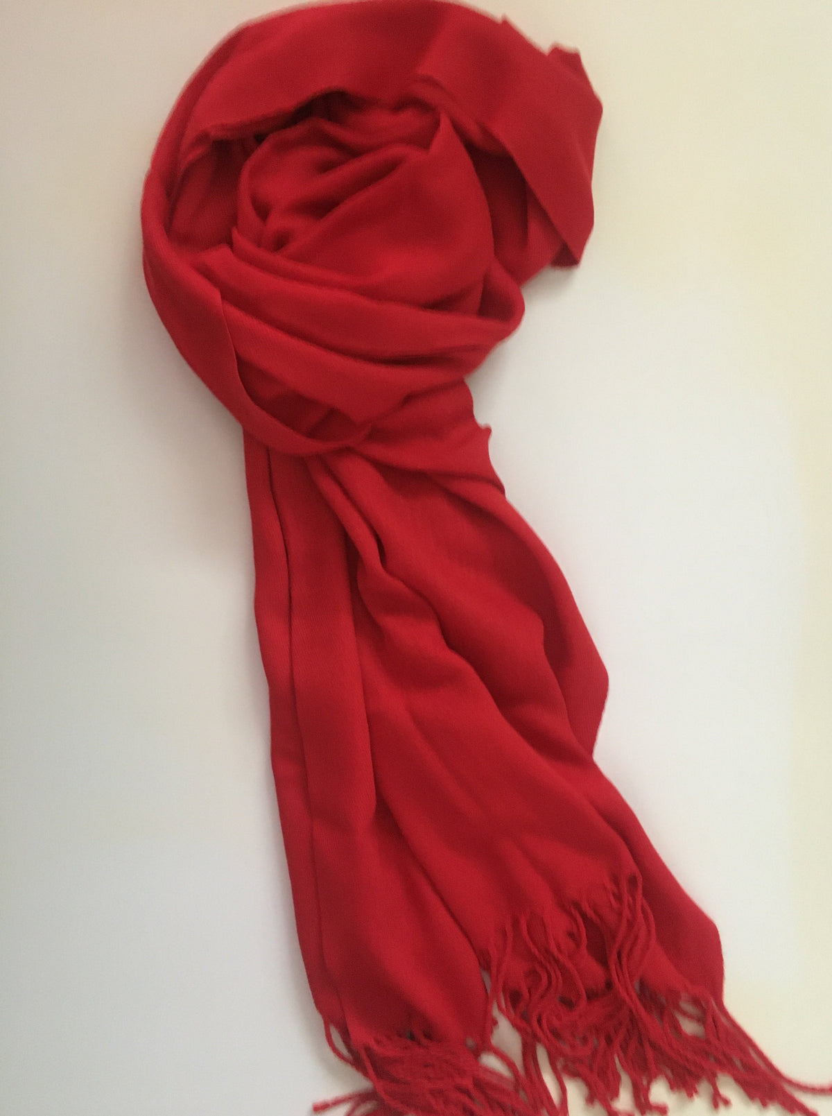 Luna Stunning halstørklæde. Unisex. Rød. Cashmere uld. Dansk Copenhagen