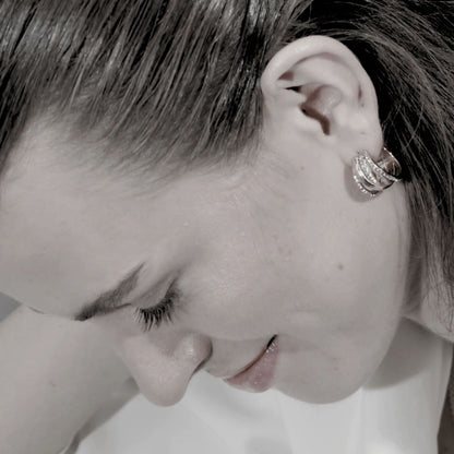 Joy Clear CZ Multi Hoop. Waterproof. 18K guld plating. Dansk Copenhagen