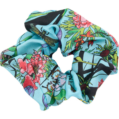 Living Garden Haargummi. 100% Seide. Türkis, Pink, Schwarz. Bella Ballou