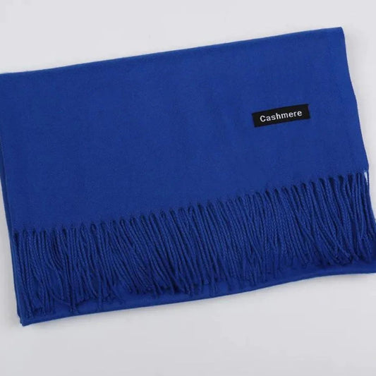 Luna Sensational halstørklæde. Blå. Cashmere uld. Dansk Copenhagen