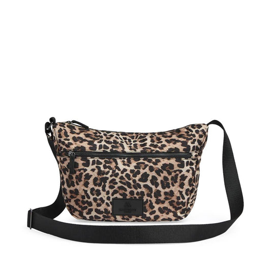MonoMBG Umhängetasche. Leopardenmuster. Recyceltes Polyester. Markberg
