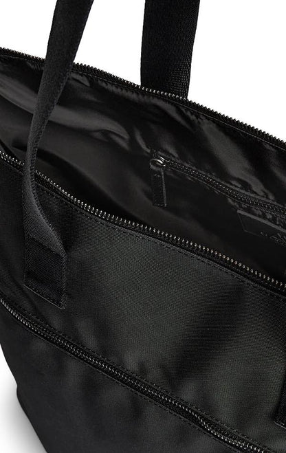 CommuteMBG Einkaufstasche. Unisex. Schwarz. Recyceltes Polyester. Markberg