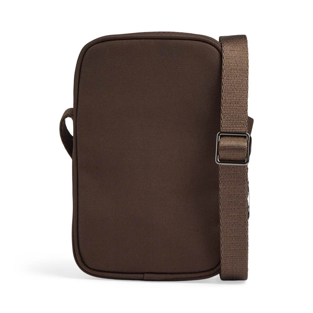 StateMBG Mini Crossbody Mobiltasker. Mørk brun. Recycled polyester. Unisex. Markberg