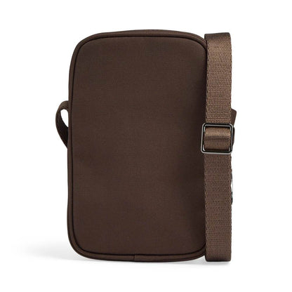 StateMBG Mini Crossbody Mobiltasker. Mørk brun. Recycled polyester. Unisex. Markberg