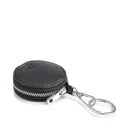 VernaMBG nøglering. Grain sort. Unisex. Læder. Markberg