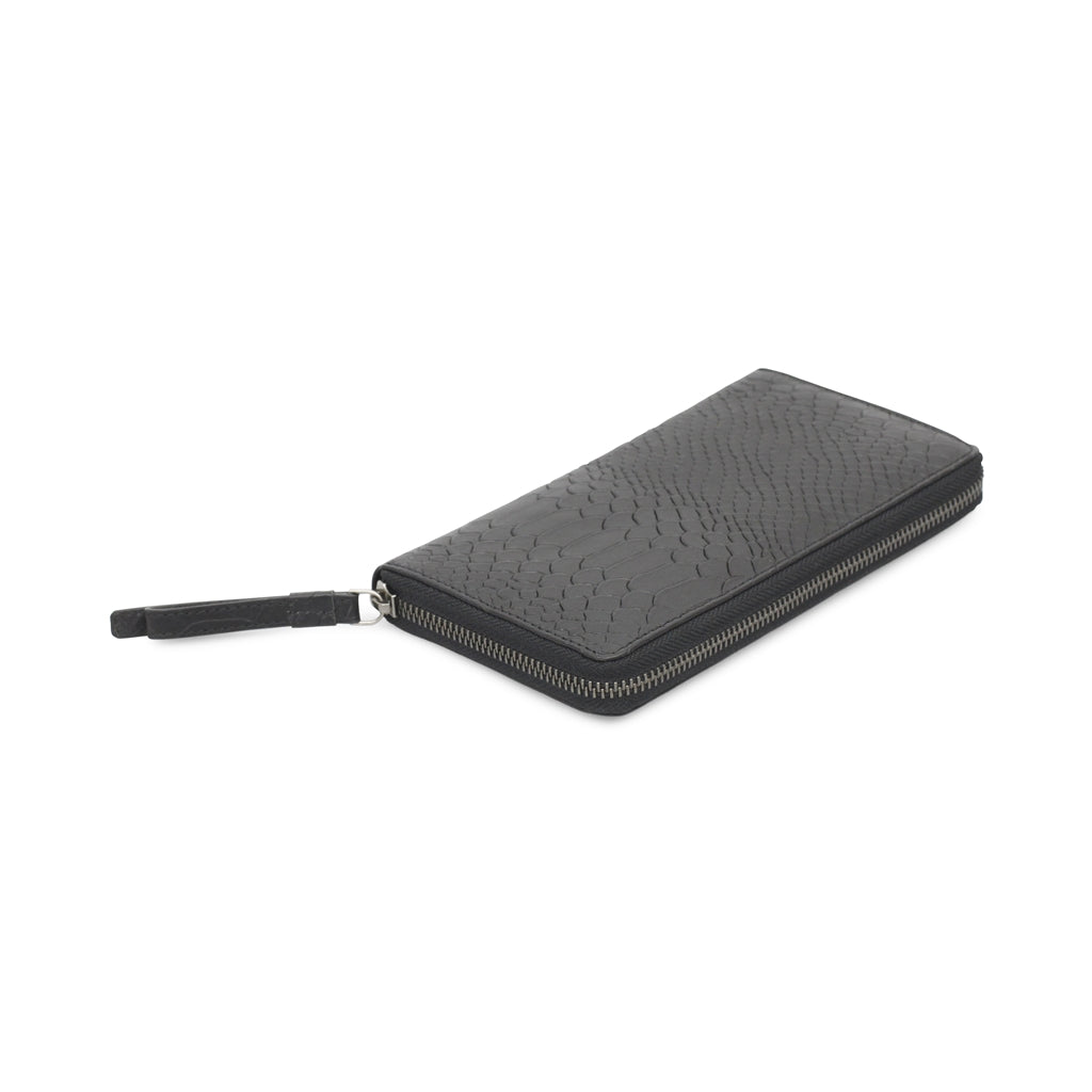 Pung GrithMGB wallet. Snake strukture. Læder. Sort. Markberg