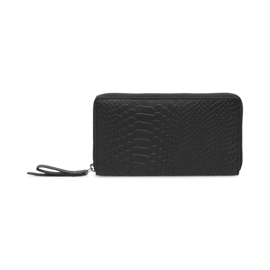 Pung GrithMGB wallet. Snake strukture. Læder. Sort. Markberg
