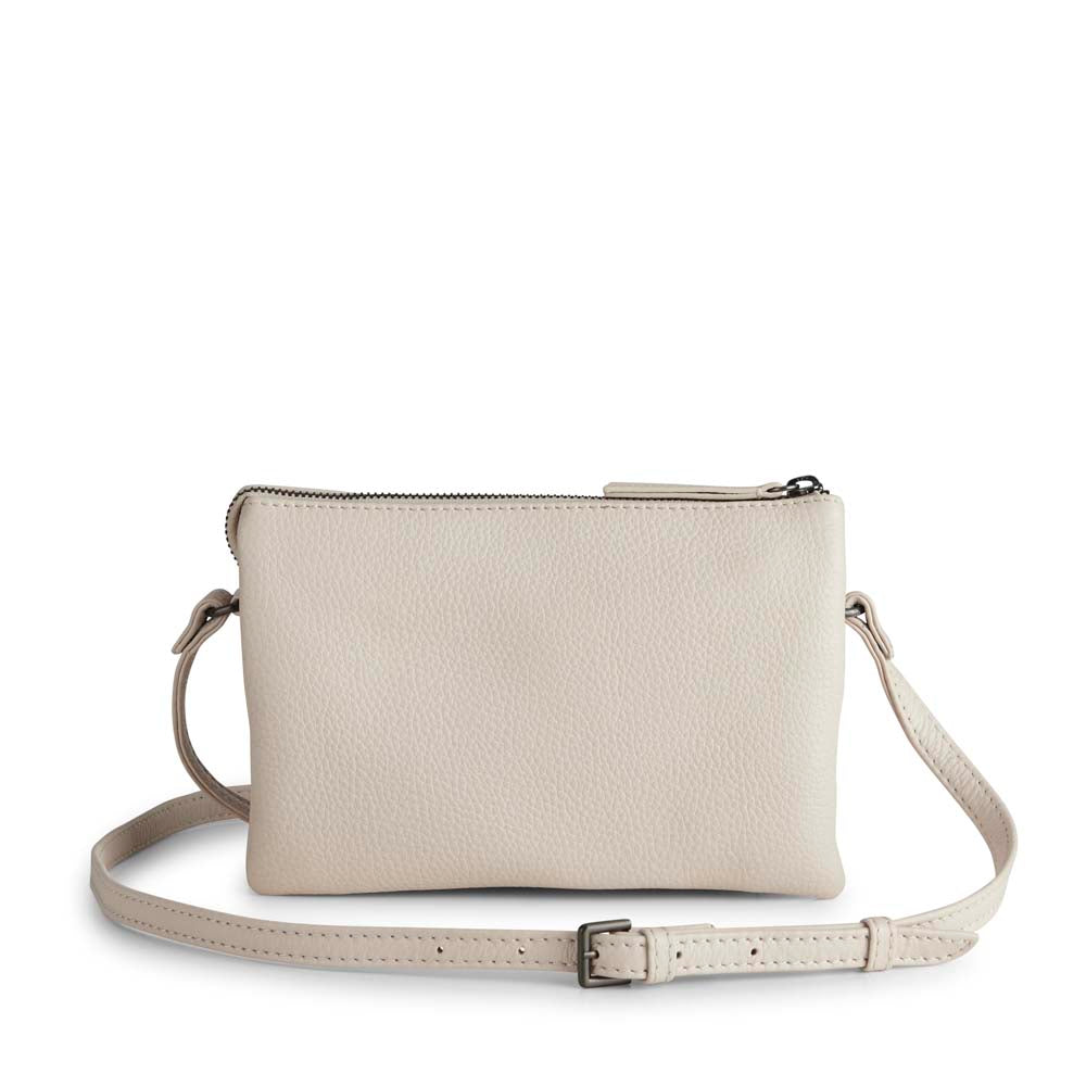 VeraMBG  Crossbody taske. White Sand. Læder grain. Markberg