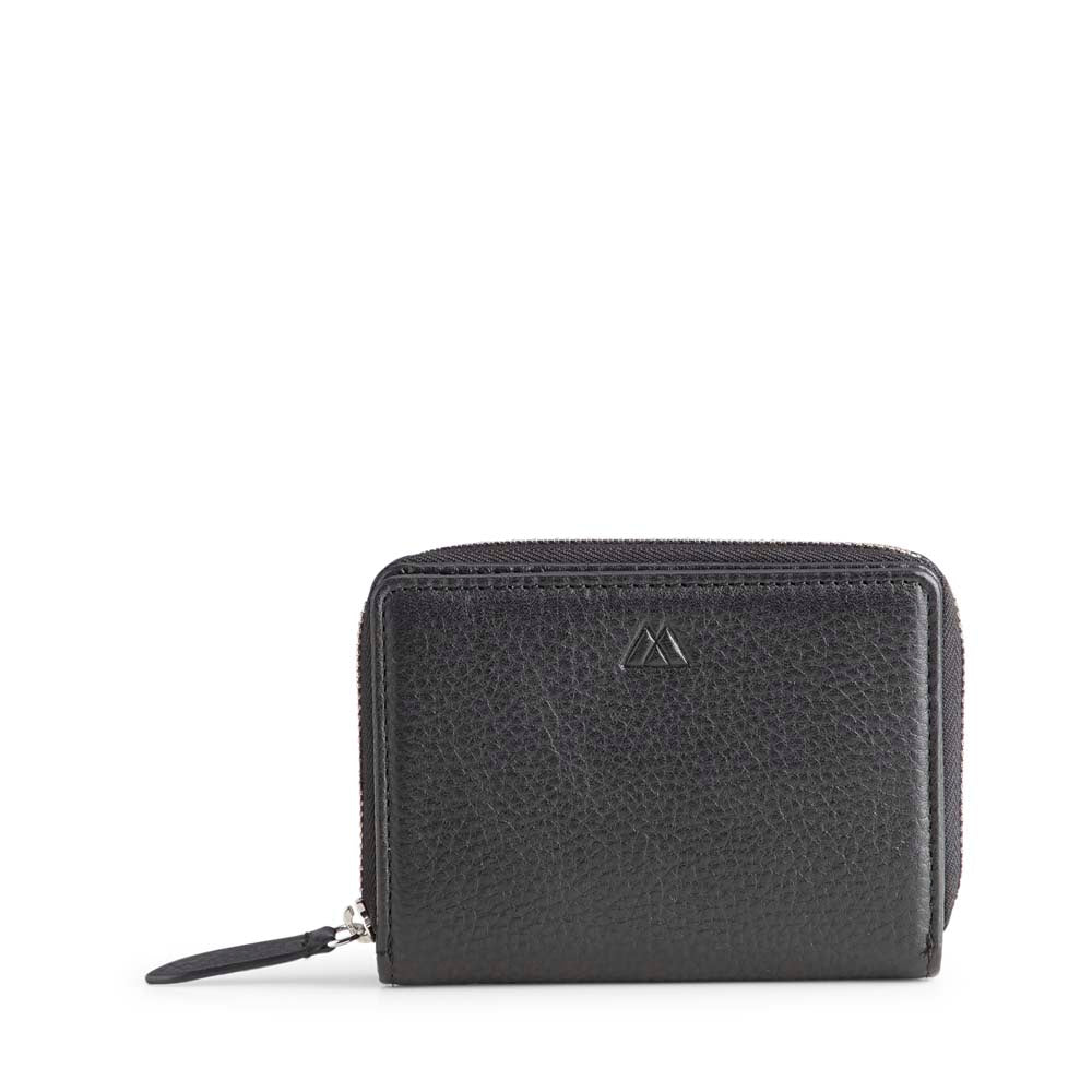Pung KaiaMBG Wallet. Læder Grain. Sort. Markberg