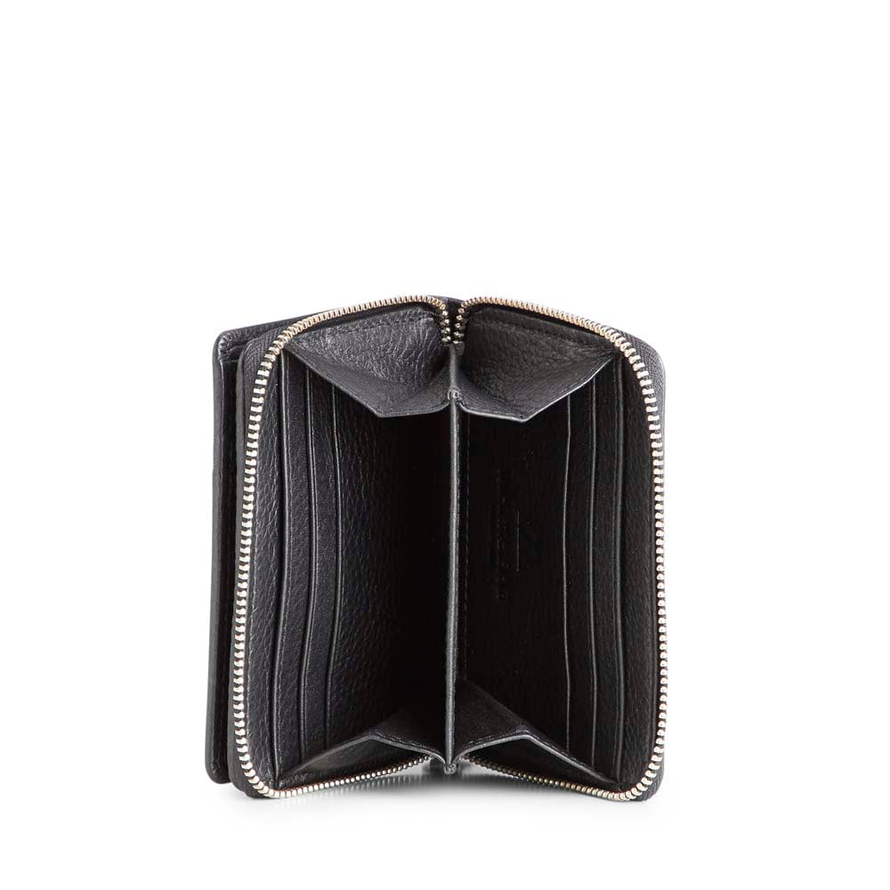 Pung KaiaMBG Wallet. Læder Grain. Sort. Markberg
