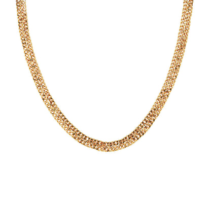 Infinity Double necklace. Gold plated. Danish Copenhagen