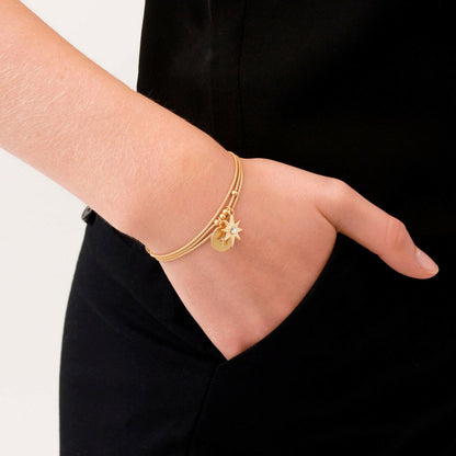 Star Simple Armbånd. Guldbelagt. Dansk Copenhagen