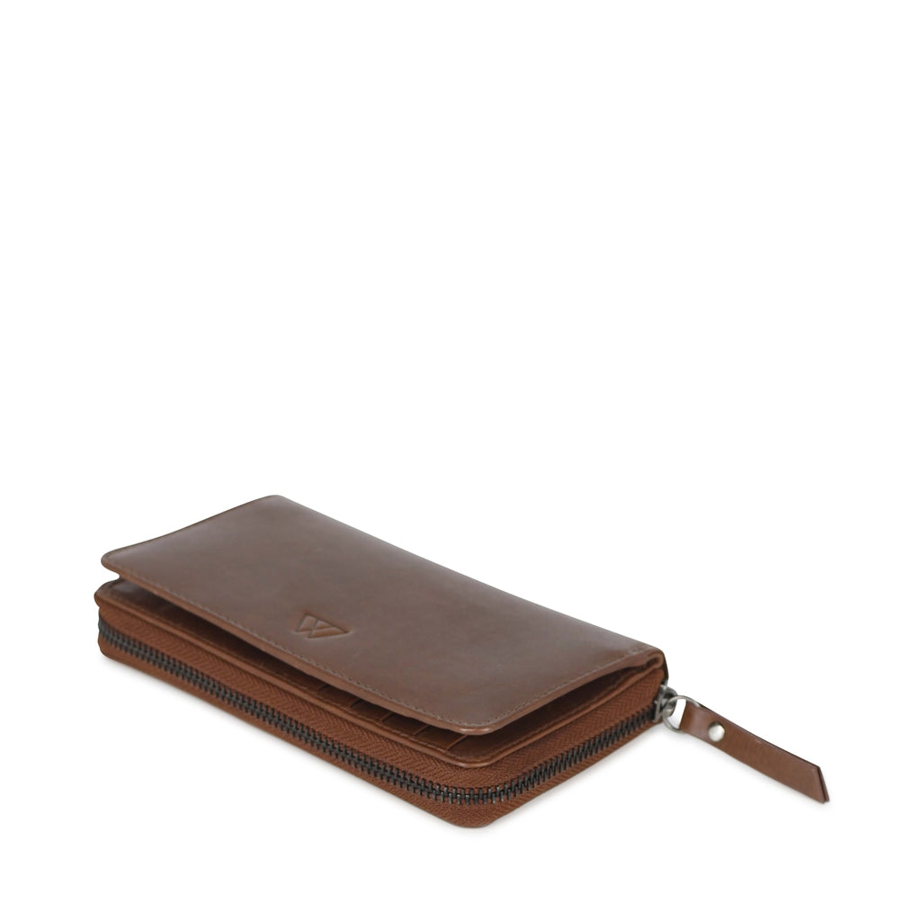 Pung BayMBG Wallet, antique. Chestnut. Læder. Markberg.